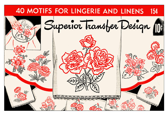 SP154 40 Motifs for Lingerie and Linens - Click Image to Close